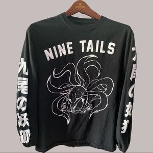 Naruto Shippuden Nine Tails long sleeve M